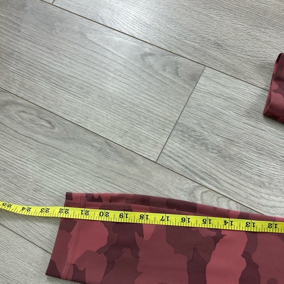 Lululemon Wunder Train High-Rise Crop Leggings 23" Heritage 365 Camo Brier Rose - Picture 13 of 15